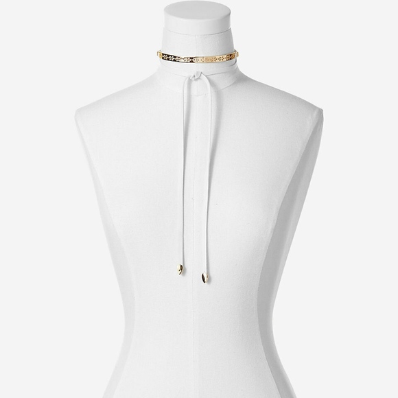 Express Jewelry - Express Filigree Cut-out Wrap Choker Necklace Express Jewelry - Express Filigree Cut-out Wrap Choker Necklace